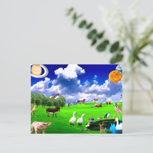 Nieuwe Aarde Briefkaart (Staand voorkant)