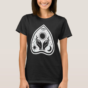 Nieuwe Aarde Fatima Horsauge Hamsa Yoga Hand Udzat T-shirt
