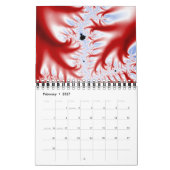 Nieuwe Abstracte fractale kunst Kalender (Feb 2027)