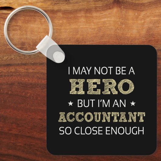 Nieuwe accountant sleutelhanger (Voorkant)