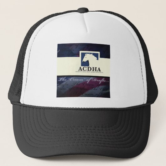 Nieuwe ACDHA-logo Trucker Pet (Voorkant)