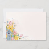 Nieuwe adres bloemen aankondiging (Achterkant)