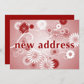 nieuwe adresaankondiging aankondiging (Voorkant / Achterkant)