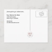 Nieuwe adresaankondiging : Elegant Business Aankondigingskaart (Achterkant)