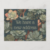 Nieuwe adresaankondiging | Sappige tuin Briefkaart (Voorkant)