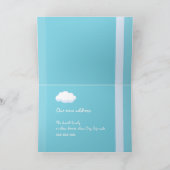 Nieuwe adresaankondigingskaart aankondiging (Binnen)