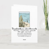 Nieuwe adreskaart aankondiging (Achterkant)