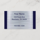 Nieuwe adreskaartjes visitekaartje (Achterkant)