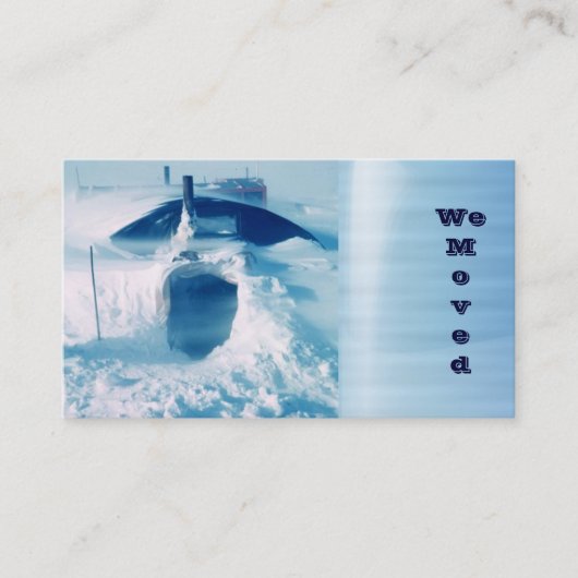 Nieuwe adreskaartjes visitekaartje (Voorkant)