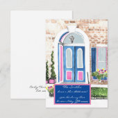 Nieuwe adreskaartjes - voeg uw eigen Info toe Bedankkaart (Voorkant / Achterkant)