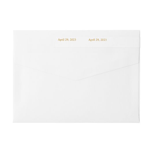 NIEUWE Adreslabels met VERANDERDE DATUM, Geri (Achterkant)