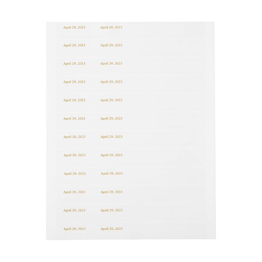 NIEUWE Adreslabels met VERANDERDE DATUM, Geri (Vel)