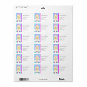 Nieuwe adreswijziging Schattige huis Etiket (Full Sheet)