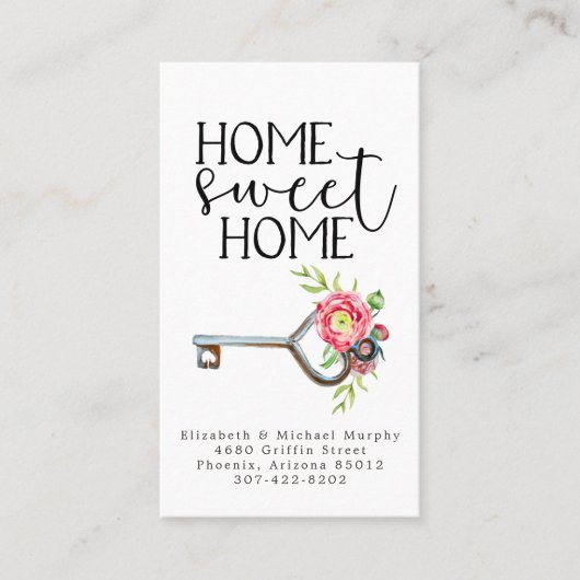 Nieuwe adreswijziging | Tussenvoegsel verplaatsen Contactkaartje (Voorkant)