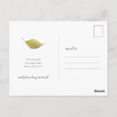 Nieuwe adreswijziging van kennisgeving adreswijzig briefkaart (Achterkant)