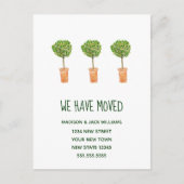 Nieuwe adreswijziging |Verplaatsingsaankondiging Briefkaart (Voorkant)