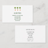 Nieuwe adreswijziging |Verplaatsingskaart Visitekaartje (Voorkant / Achterkant)