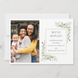 Nieuwe adreswijziging We zijn verhuisd foto Aankondiging