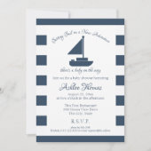 Nieuwe Adventure Nautical Sailboat Douche Kaart (Voorkant)