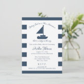 Nieuwe Adventure Nautical Sailboat Douche Kaart (Staand voorkant)