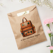 Nieuwe Adventure Rugzak + Flessen Baby shower Bedankzakje (Gezegeld)