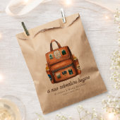 Nieuwe Adventure Rugzak + Flessen Baby shower Bedankzakje (Geknipt)