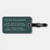 Nieuwe Adventures Roze Retro  Van Bagagelabel (Achterkant horizontaal)