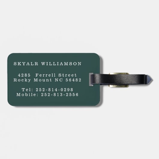 Nieuwe Adventures Roze Retro  Van Bagagelabel (Achterkant horizontaal)