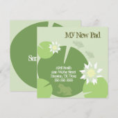 Nieuwe advertentie voor beweging aankondiging (Voorkant / Achterkant)