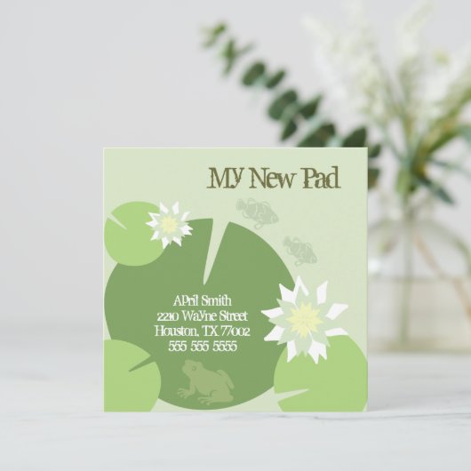 Nieuwe advertentie voor beweging aankondiging (Staand voorkant)