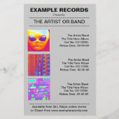 Nieuwe albumlancering - HT dot Textured Flyer (Achterkant)