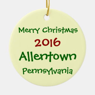 NIEUWE ALLENTOWN PENNSYLVANIA CHRISTMAS ORNAMENT 2