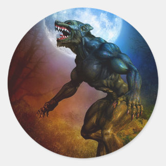 Nieuwe alpha ronde sticker