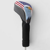 NIEUWE AMERIKA FLAG EN BALD ELLE GOLFHEADCOVER (Schuin)