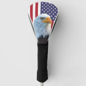 NIEUWE AMERIKA FLAG EN BALD ELLE GOLFHEADCOVER (Voorkant)