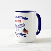 Nieuwe Amerikaanse Burger 2025 Mok (Voorkant rechts)