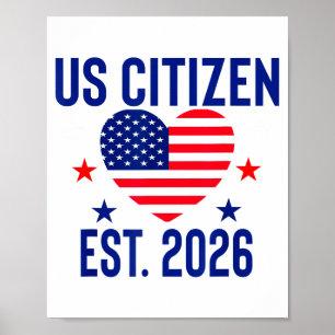Nieuwe Amerikaanse Burger Geschat 2026 Amerikaanse Poster