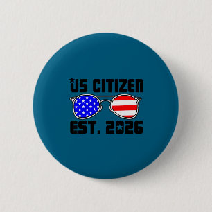 Nieuwe Amerikaanse Burger Geschat 2026 Amerikaanse Ronde Button 5,7 Cm