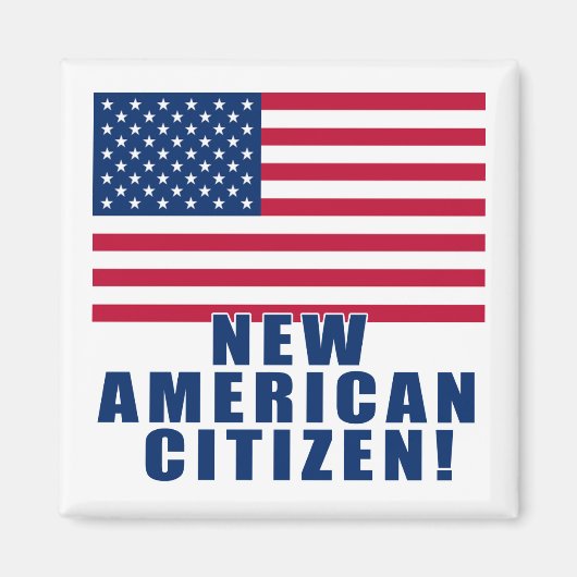 Nieuwe Amerikaanse cadeautjes voor staatsburgers e Magneet (Voorkant)