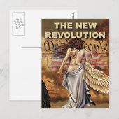 Nieuwe Amerikaanse revolutie-Briefkaarten Briefkaart (Voorkant / Achterkant)