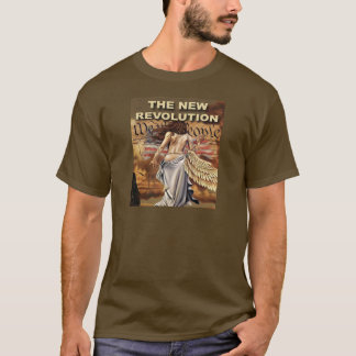Nieuwe Amerikaanse Revolutie Donkere T-shirt