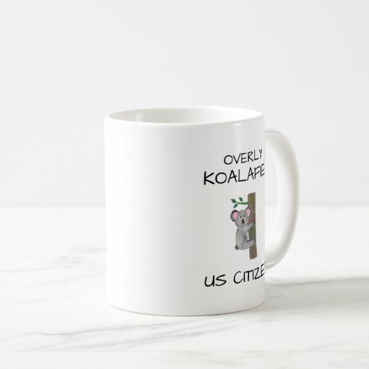 Nieuwe Amerikaanse staatsburger - Amerikaanse staa Koffiemok (Voorkant rechts)