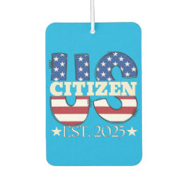 Nieuwe Amerikaanse staatsburger EST 2025 Amerikaan Luchtverfrisser