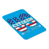 Nieuwe Amerikaanse staatsburger EST 2025 Amerikaan Magneet (Rechterzijde)