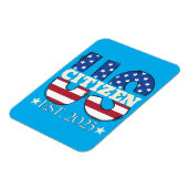 Nieuwe Amerikaanse staatsburger EST 2025 Amerikaan Magneet (Linkerzijde)