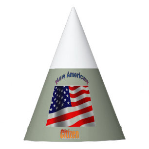 Nieuwe Amerikaanse staatsburger Feesthoedjes