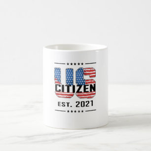 Nieuwe Amerikaanse staatsburger Gift Proud America Koffiemok