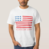Nieuwe Amerikaanse staatsburger | Handtekening Ame T-shirt (Voorkant)