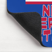 Nieuwe Amerikaanse staatsburger met Amerikaanse vl Muismat (Hoek)