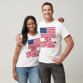 Nieuwe Amerikaanse staatsburger met Amerikaanse vl T-shirt (Unisex)